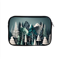 Forest Papercraft Trees Background Apple Macbook Pro 15  Zipper Case by Ravend