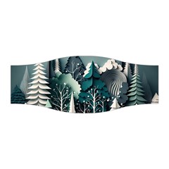 Forest Papercraft Trees Background Stretchable Headband by Ravend