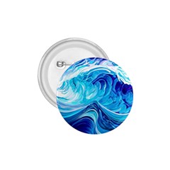 Tsunami Waves Ocean Sea Nautical Nature Water 1 75  Buttons by Ravend