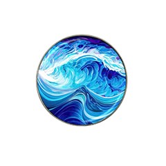 Tsunami Waves Ocean Sea Nautical Nature Water Hat Clip Ball Marker by Ravend