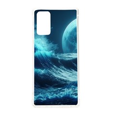 Moonlight High Tide Storm Tsunami Waves Ocean Sea Samsung Galaxy Note 20 Tpu Uv Case by Ravend