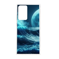 Moonlight High Tide Storm Tsunami Waves Ocean Sea Samsung Galaxy Note 20 Ultra Tpu Uv Case by Ravend