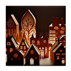 Gingerbread House Gingerbread Christmas Xmas Winter Tile Coaster