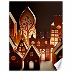 Gingerbread House Gingerbread Christmas Xmas Winter Canvas 18  X 24  by Ravend