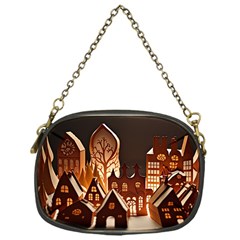 Gingerbread House Gingerbread Christmas Xmas Winter Chain Purse (one Side) by Ravend