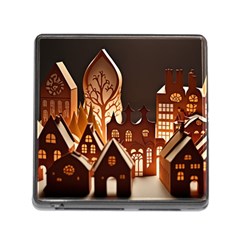 Gingerbread House Gingerbread Christmas Xmas Winter Memory Card Reader (square 5 Slot) by Ravend