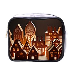 Gingerbread House Gingerbread Christmas Xmas Winter Mini Toiletries Bag (one Side) by Ravend