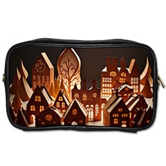 Gingerbread House Gingerbread Christmas Xmas Winter Toiletries Bag (one Side) by Ravend