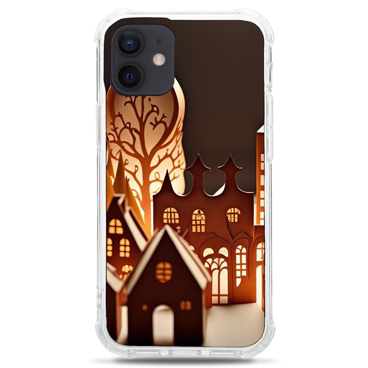 Gingerbread House Gingerbread Christmas Xmas Winter iPhone 12 mini TPU UV Print Case	