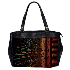 Data Abstract Abstract Background Background Oversize Office Handbag by Ravend