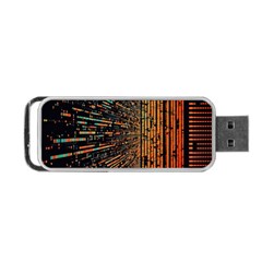 Data Abstract Abstract Background Background Portable Usb Flash (one Side) by Ravend