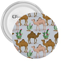 Camels-cactus-desert-pattern 3  Buttons by Salman4z