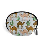 Camels-cactus-desert-pattern Accessory Pouch (Small) Front