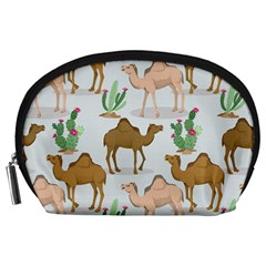 Camels-cactus-desert-pattern Accessory Pouch (large)