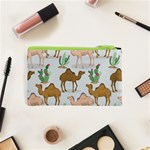 Camels-cactus-desert-pattern Cosmetic Bag (XS) Back