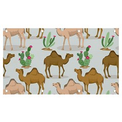 Camels-cactus-desert-pattern Banner And Sign 7  X 4  by Salman4z