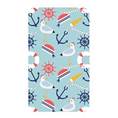 Nautical-marine-symbols-seamless-pattern Memory Card Reader (rectangular) by Salman4z