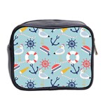 Nautical-marine-symbols-seamless-pattern Mini Toiletries Bag (Two Sides) Back