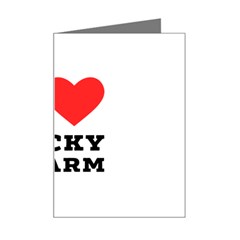 I Love Lucky Charm Mini Greeting Card by ilovewhateva