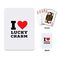 I Love Lucky Charm Playing Cards Single Design (rectangle) by ilovewhateva