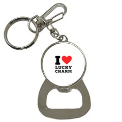 I Love Lucky Charm Bottle Opener Key Chain by ilovewhateva