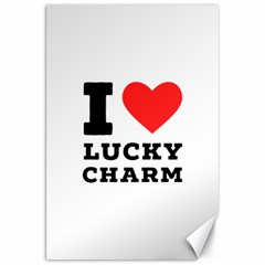 I Love Lucky Charm Canvas 20  X 30  by ilovewhateva