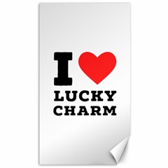 I Love Lucky Charm Canvas 40  X 72  by ilovewhateva