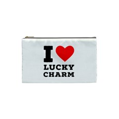 I Love Lucky Charm Cosmetic Bag (small) by ilovewhateva