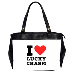 I Love Lucky Charm Oversize Office Handbag (2 Sides) by ilovewhateva