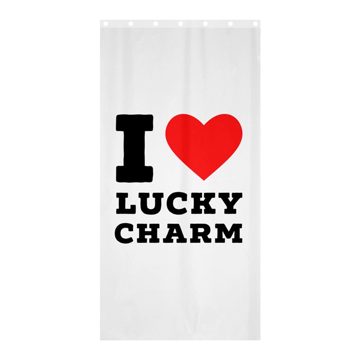 I love lucky charm Shower Curtain 36  x 72  (Stall) 