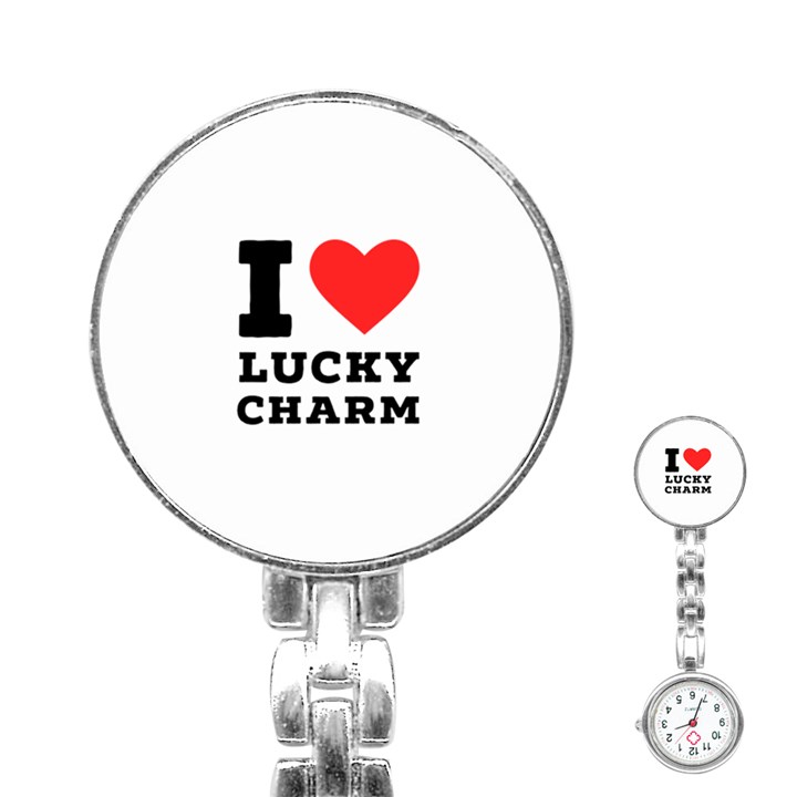 I love lucky charm Stainless Steel Nurses Watch