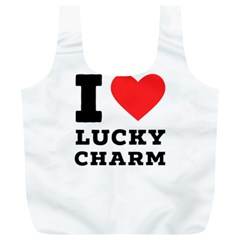 I Love Lucky Charm Full Print Recycle Bag (xl) by ilovewhateva