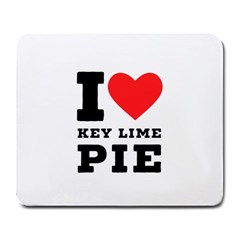 I Love Key Lime Pie Large Mousepad by ilovewhateva