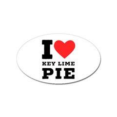 I Love Key Lime Pie Sticker (oval) by ilovewhateva