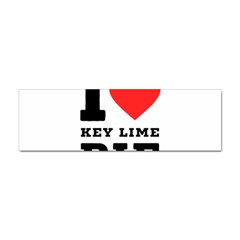 I Love Key Lime Pie Sticker (bumper) by ilovewhateva