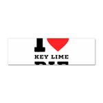 I love key lime pie Sticker Bumper (10 pack) Front