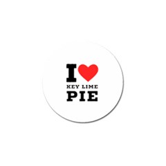 I Love Key Lime Pie Golf Ball Marker (4 Pack) by ilovewhateva