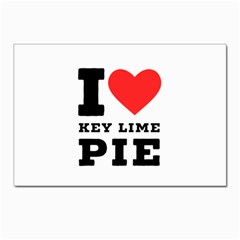 I Love Key Lime Pie Postcards 5  X 7  (pkg Of 10) by ilovewhateva