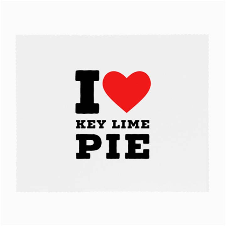 I love key lime pie Small Glasses Cloth