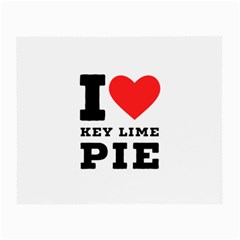 I Love Key Lime Pie Small Glasses Cloth (2 Sides) by ilovewhateva