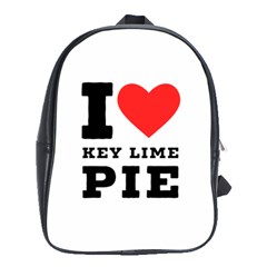 I Love Key Lime Pie School Bag (xl) by ilovewhateva