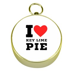 I Love Key Lime Pie Gold Compasses by ilovewhateva