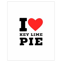 I Love Key Lime Pie Drawstring Bag (small) by ilovewhateva