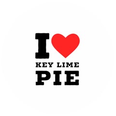 I Love Key Lime Pie Wooden Bottle Opener (round) by ilovewhateva