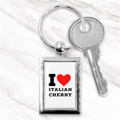 I Love Italian Cherry Key Chain (rectangle) by ilovewhateva