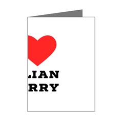 I Love Italian Cherry Mini Greeting Card by ilovewhateva