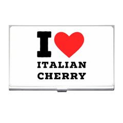 I Love Italian Cherry Business Card Holder by ilovewhateva