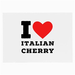 I Love Italian Cherry Large Glasses Cloth by ilovewhateva