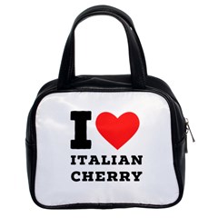 I Love Italian Cherry Classic Handbag (two Sides) by ilovewhateva