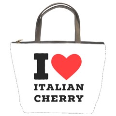 I Love Italian Cherry Bucket Bag by ilovewhateva